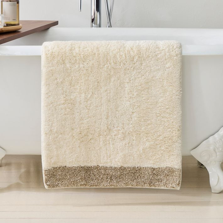Cotton Linen Bath Mat | West Elm (US)