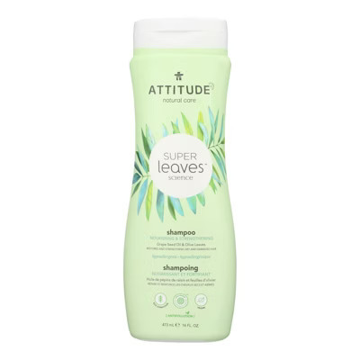 Attitude Nourish and Strengthening Shampoo Grape Seed Oil and Olive Leaves - 16 oz | Target