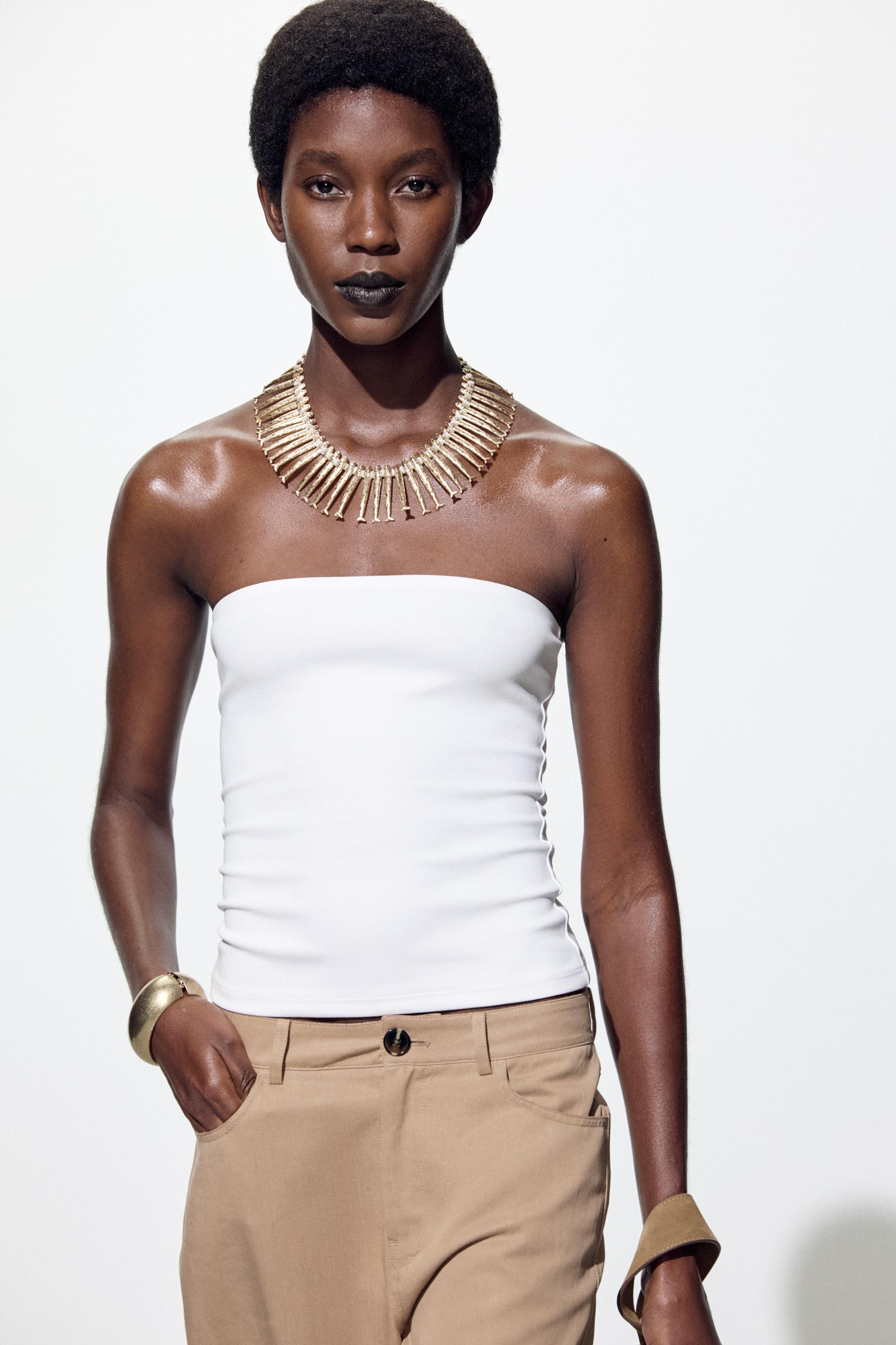 STRAPLESS TOP | Zara US