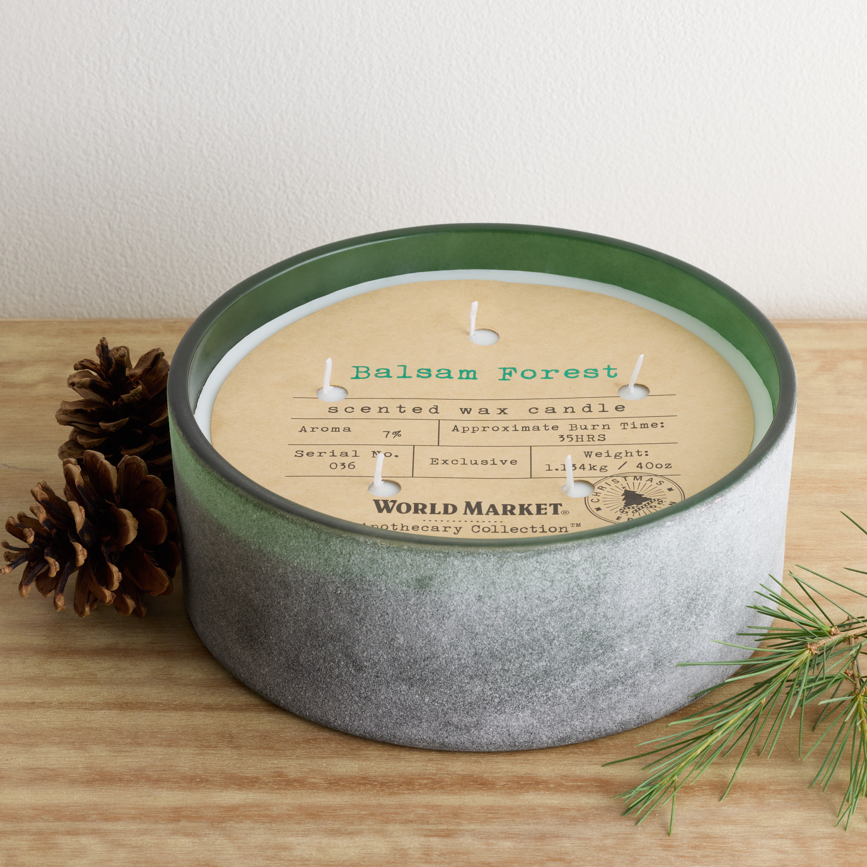 Apothecary Balsam Forest 5 Wick Scented Candle | World Market