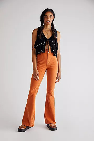 Jayde Cord Flare Jeans | Free People (Global - UK&FR Excluded)