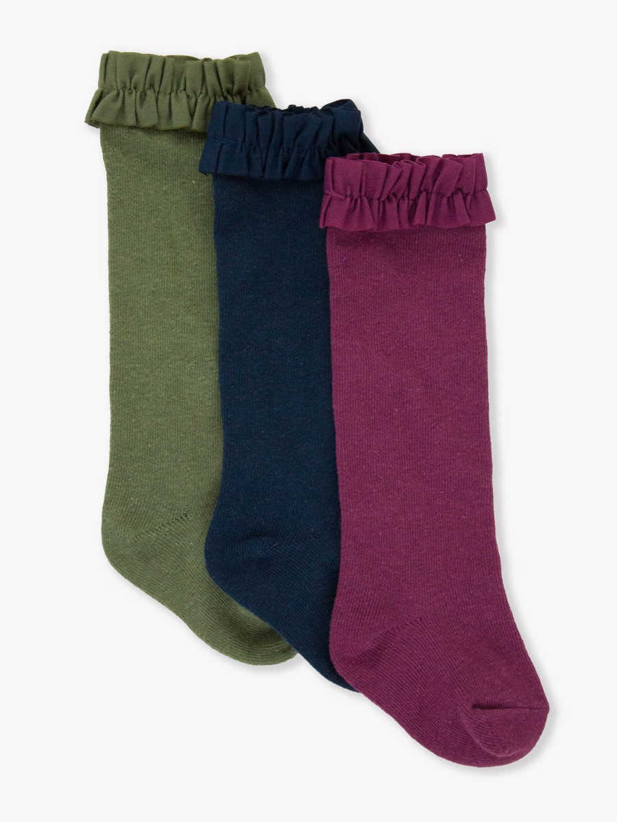 3-Pack Knee High Socks | RuffleButts / RuggedButts