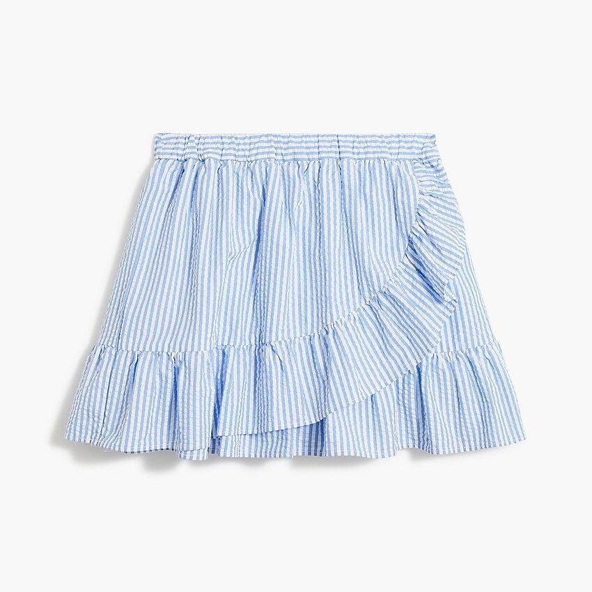 Girls' seersucker skirt | J.Crew Factory