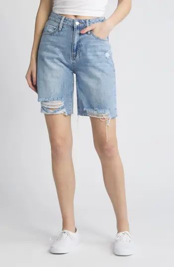 PTCL Distressed Denim Bermuda Shorts | Nordstrom | Nordstrom