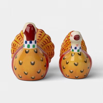 Stoneware Turkey Salt and Pepper Shaker - Threshold™ | Target