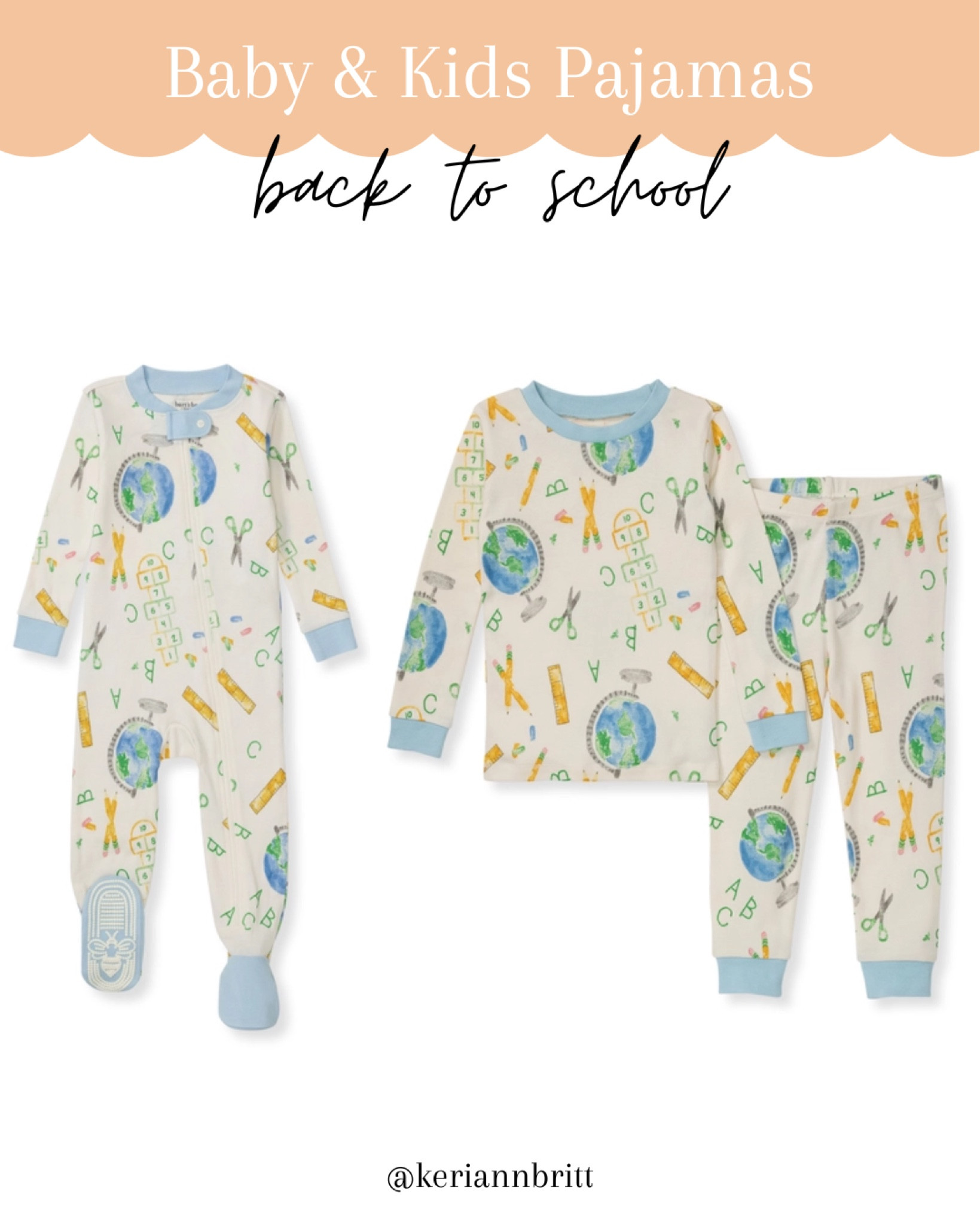 Baby and Kids Back To School Pajamas from Burt’s Bees Baby 

#LTKSeasonal #LTKKids #LTKBaby