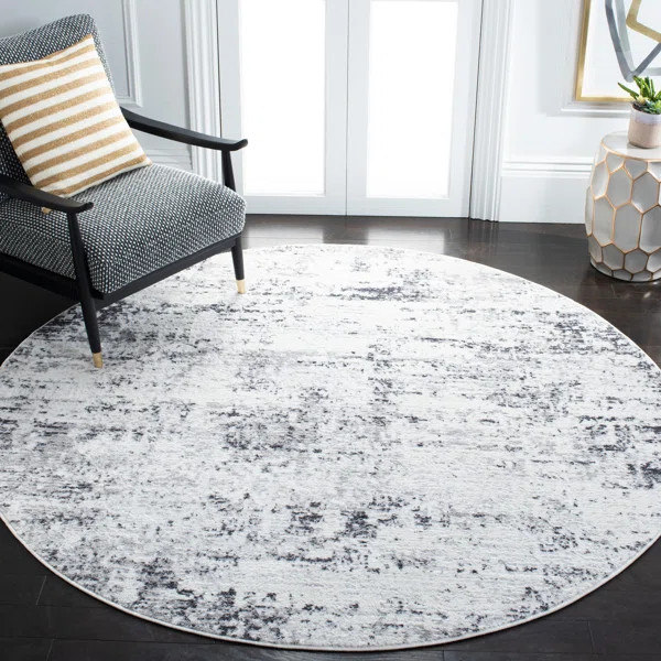 Colson Abstract Area Rug in Gray | Wayfair North America