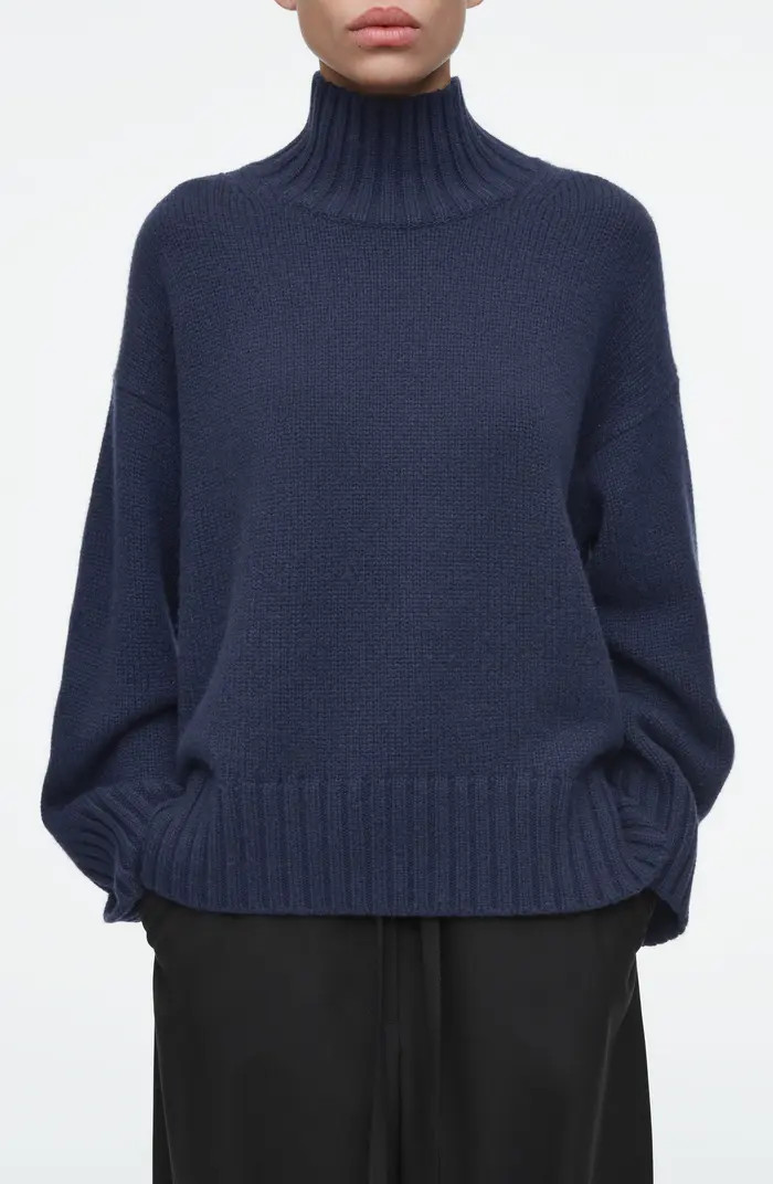 Pelican Cash Turtleneck Cashmere Sweater | Nordstrom