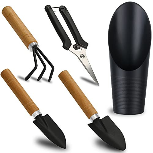 5Pcs Succulent Tools,Mini Garden Tools,Pruning Scissors as Plant Accessories, Gardending Hand Tools Kit for Seedling Soil,Caring Succulent,Houseplent,Bonsi,Gifts for Woman and Man | Amazon (US)