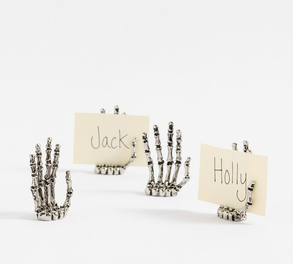 Skeleton Place Card Holders - Set of 4 | Pottery Barn (US)