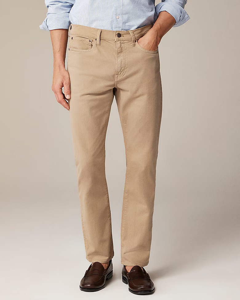 770™ Straight-fit garment-dyed five-pocket pant | J. Crew US