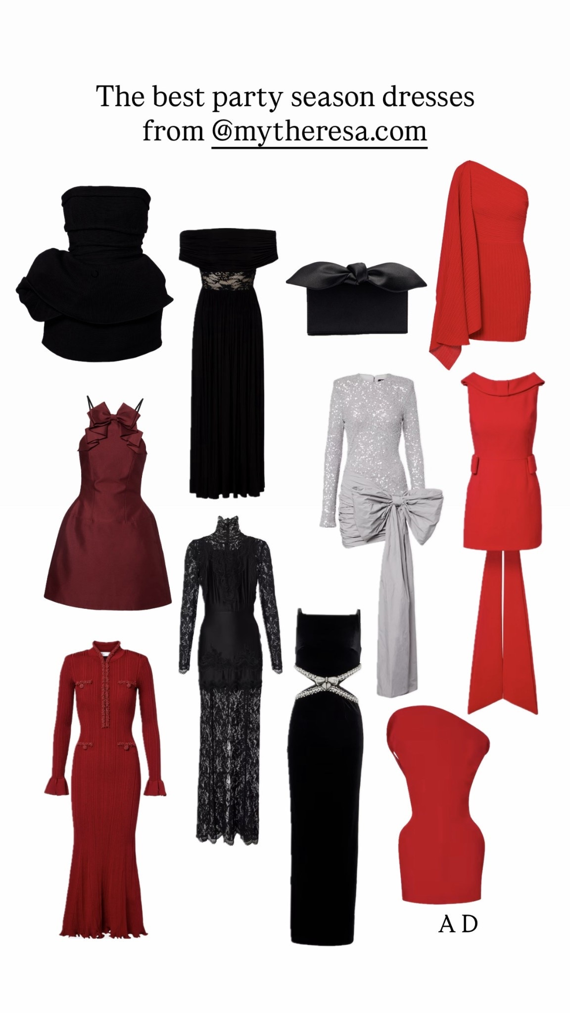 The best dresses for the party season by Mytheresa! 

 AD 

#LTKfestive #LTKeurope #LTKpartywear