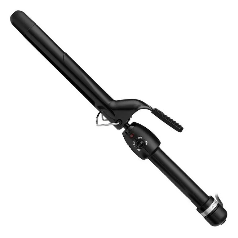 StyleCraft Stay-Temp Black Gold Ceramic 1 Inch Extended Barrel Curling Iron for Long and Thick Ha... | Walmart (US)
