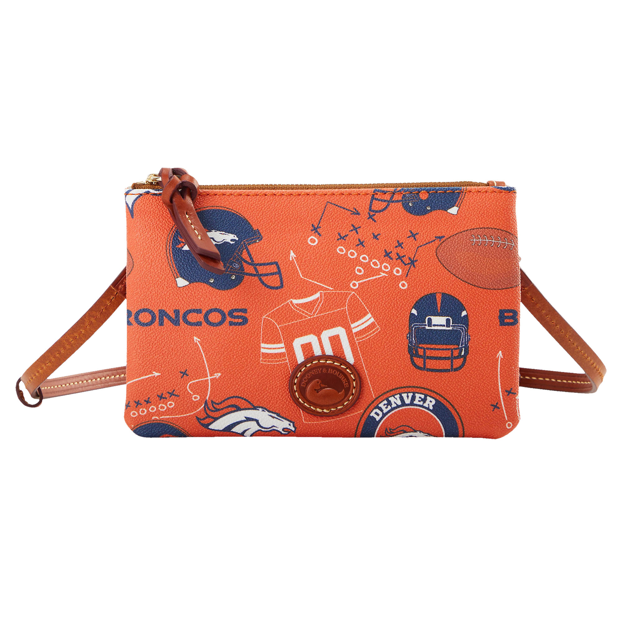 Dooney & Bourke Denver Broncos Top Zip Crossbody Purse | Fanatics