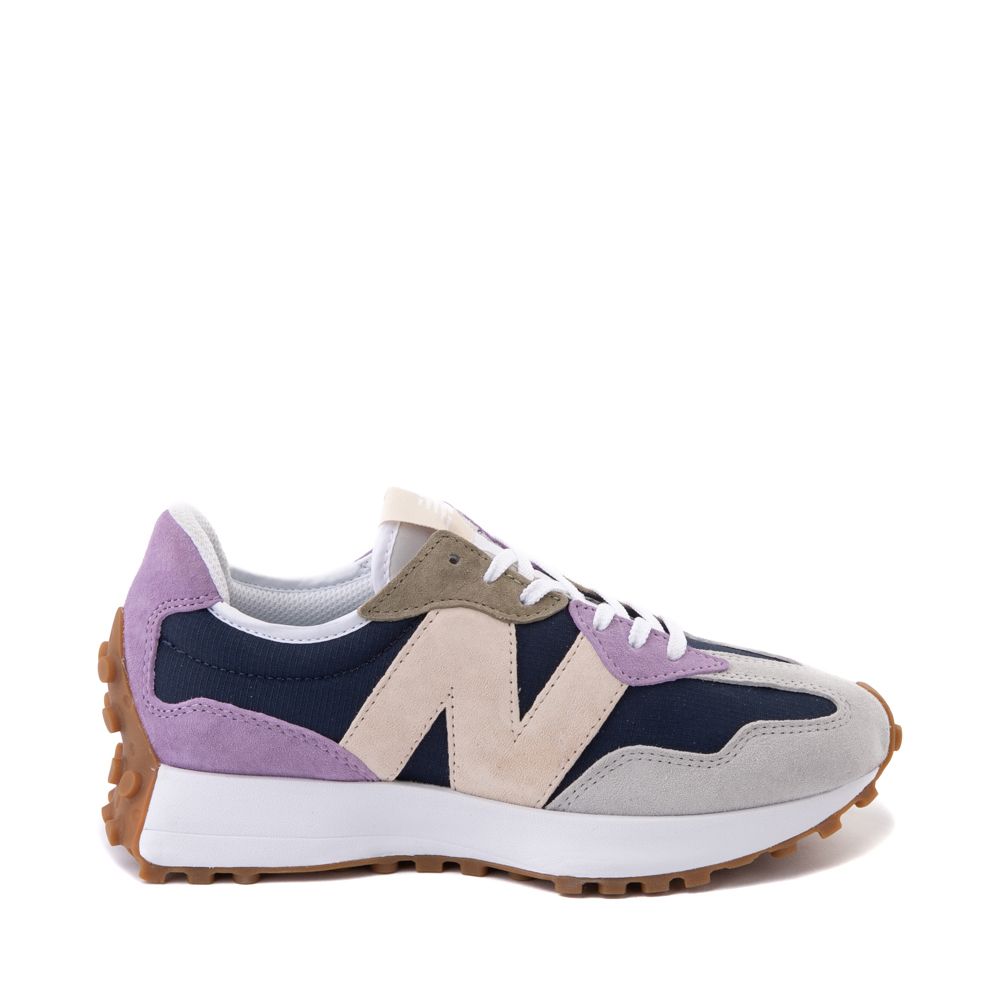 Womens New Balance 327 Athletic Shoe - Gray / Navy / Lavender | Journeys