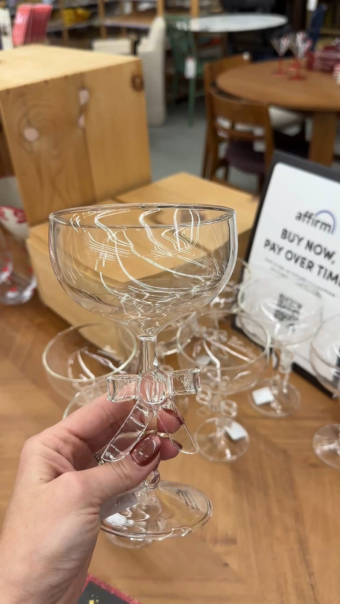 Borosilicate Bow Figural Stem Wine Glass! From world market - perfect for the holidays 

#LTKHoliday #LTKGiftGuide #LTKHome