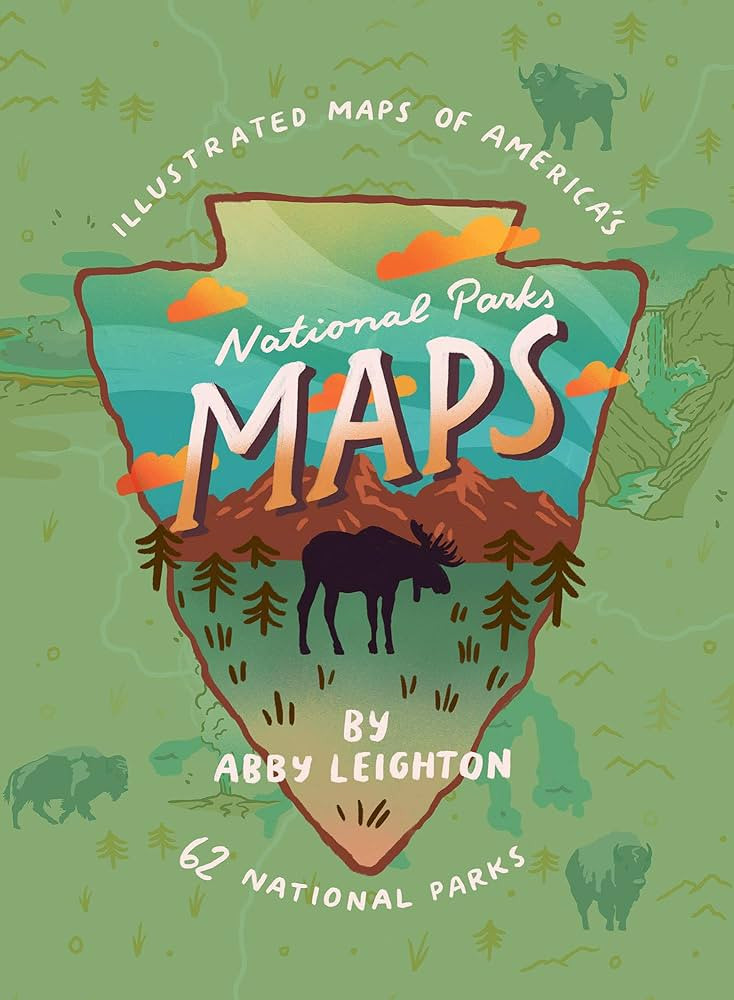 National Parks Maps: Illustrated Maps of America's 62 National Parks | Amazon (US)