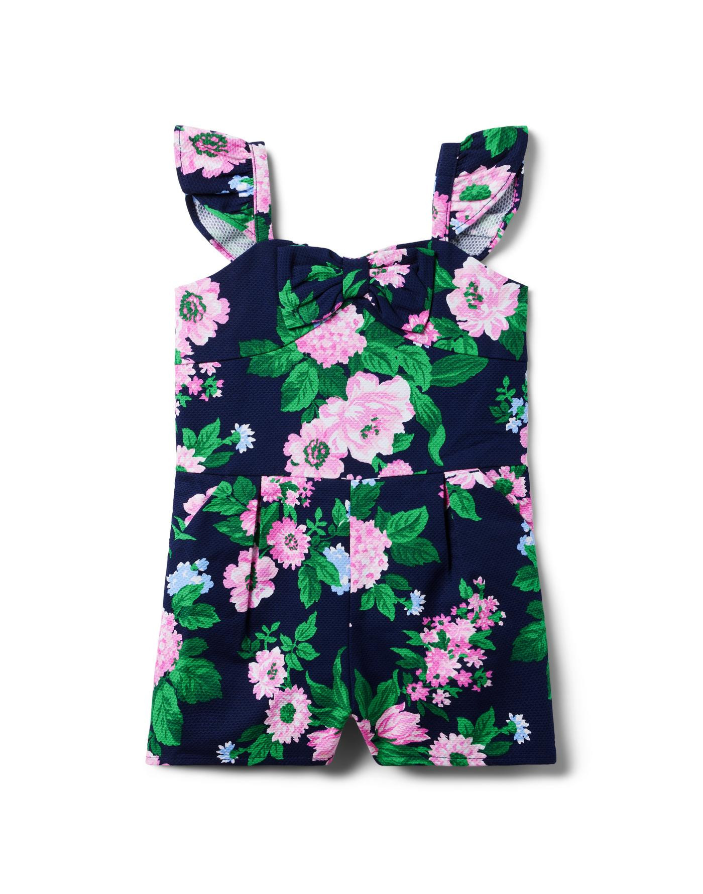 Floral Pique Romper | Janie and Jack