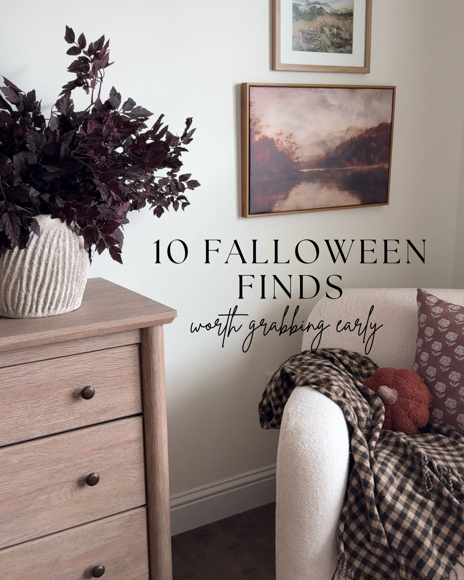 If you love decorating for both fall and Halloween, these 10 Amazon finds are such a fun mix. Think cozy neutrals, moody accents, and just enough spooky to make your home feel festive without going over the top. Seasonal favorites like these have a habit of selling out long before fall officially arrives, so if something catches your eye, I’d grab it early 🍂

#LTKHome #LTKSeasonal