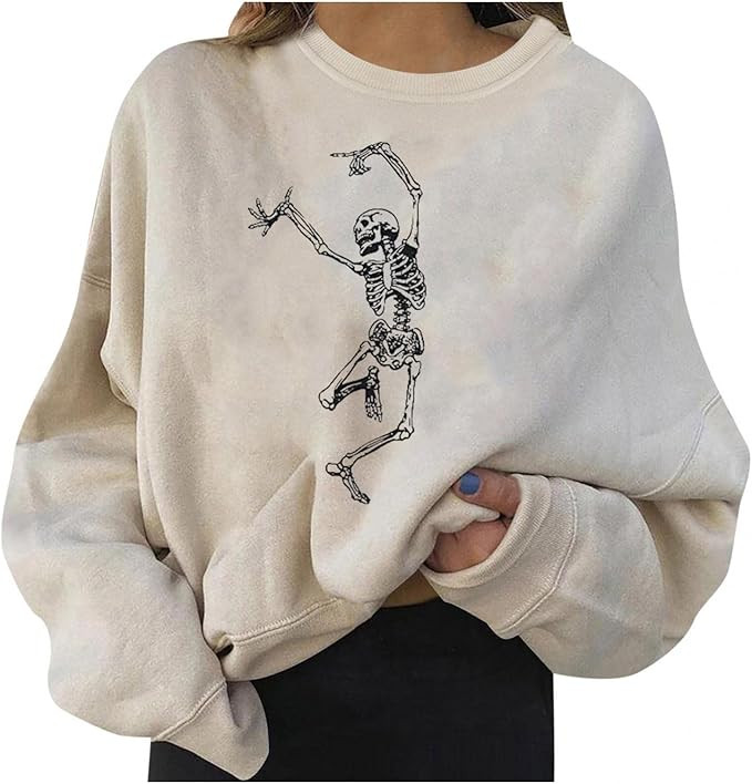 Womens Sweaters Fall, Sweatshirt for Women Shirts Reverse Autumn Tie Dye Rainbow Tops Long-Sleeve... | Amazon (US)