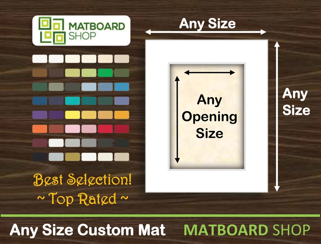 Fully Custom Single Premium Matboard - Etsy | Etsy (US)