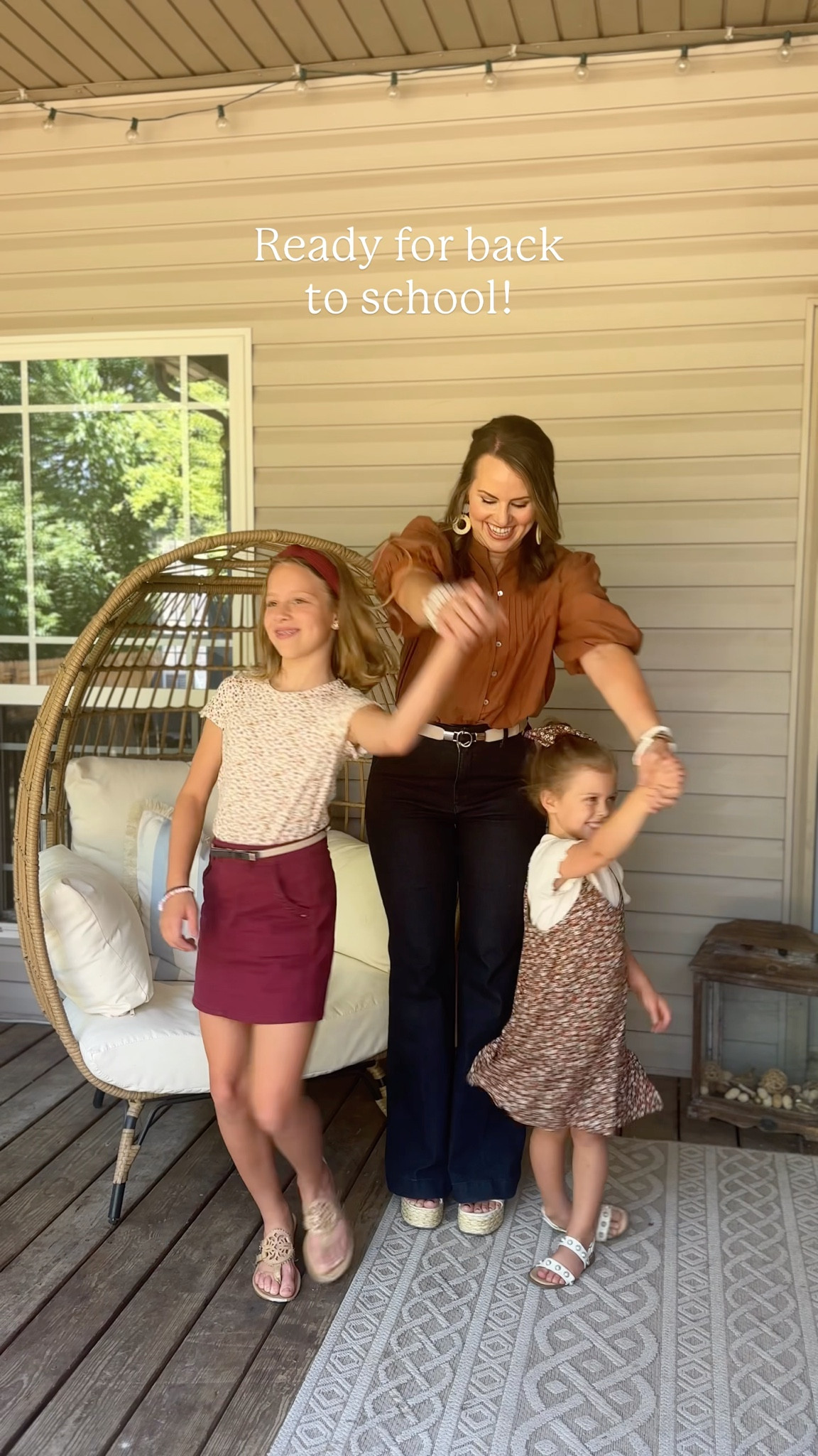 Walmart fall new arrivals! 

The girls stole the shoe 😜 

Shop our mother daughter looks all under $30!! Great outfits for back to school, family photos, etc! Perfect top and jeans for workwear, teachers etc 

#LTKWorkwear #LTKFindsUnder50 #LTKStyleTip