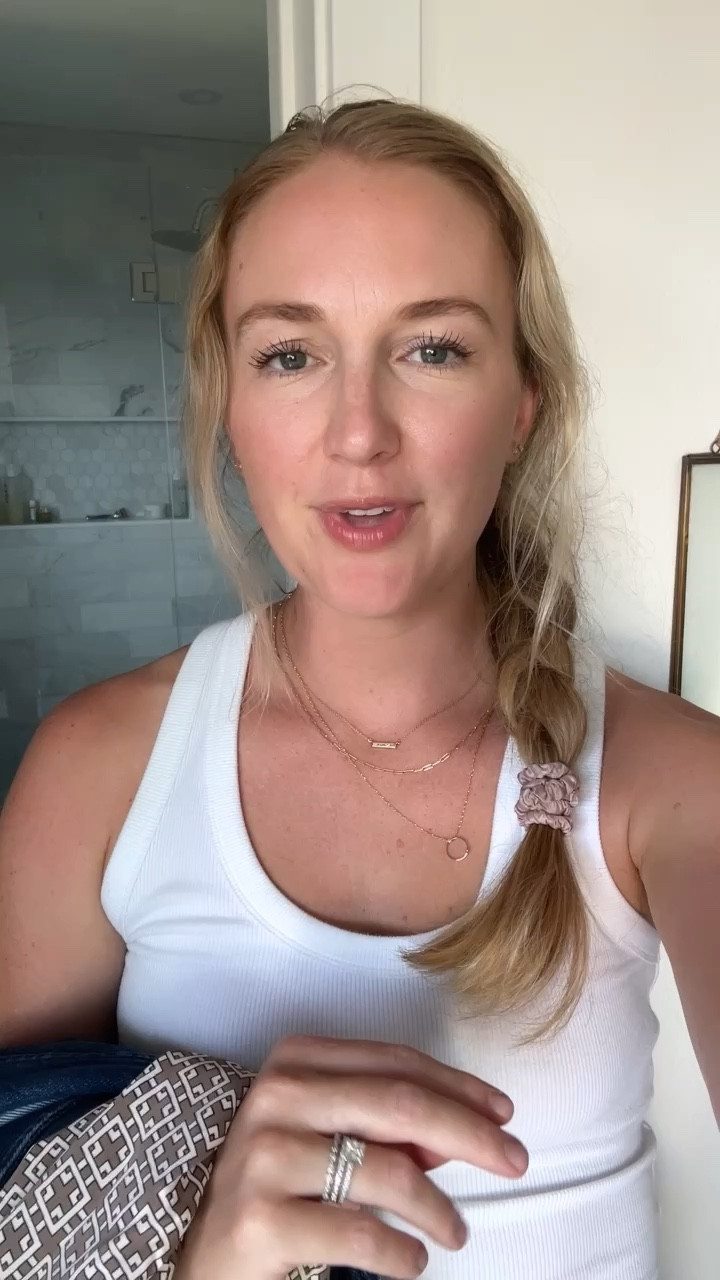 Sharing a couple of fun Abercrombie finds! I have had my eye on a denim trench from Reformation all year and just found this lookalike for about 1/3 of the price! So excited. And these flowy pants remind me so much of Doen’s fall line. So comfy and will be easy to dress up or down this fall. Love. 

I sized down in the trench because it’s quite roomy. And pants are TTS and available in tall sizes!! Tyler sized down in the sweatshirt. Linked a couple other favorites from Abercrombie below because the whole site is on sale this weekend. 