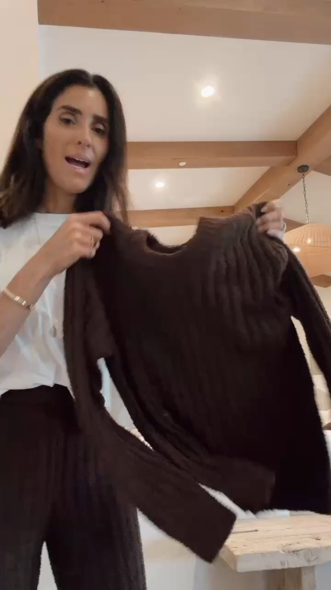 Love this ribbed matching set! This is the color espresso and I’m just shy of 5/7” wearing the size small #stylinbyaylin #aylin #matchingsets

#LTKHoliday #LTKootd #LTKgrwm