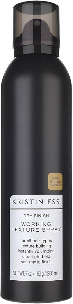 Kristin Ess Hair Dry Finish Working Texture Hair Spray for Volume + Texture, Light Hold Texturizi... | Amazon (US)