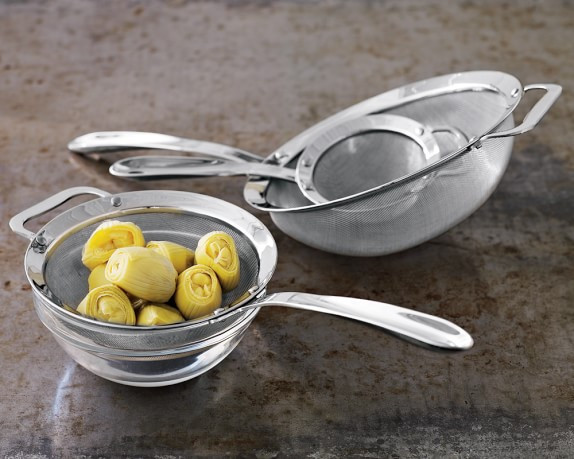 All-Clad 3-Piece Stainless-Steel Strainer Set | Williams-Sonoma
