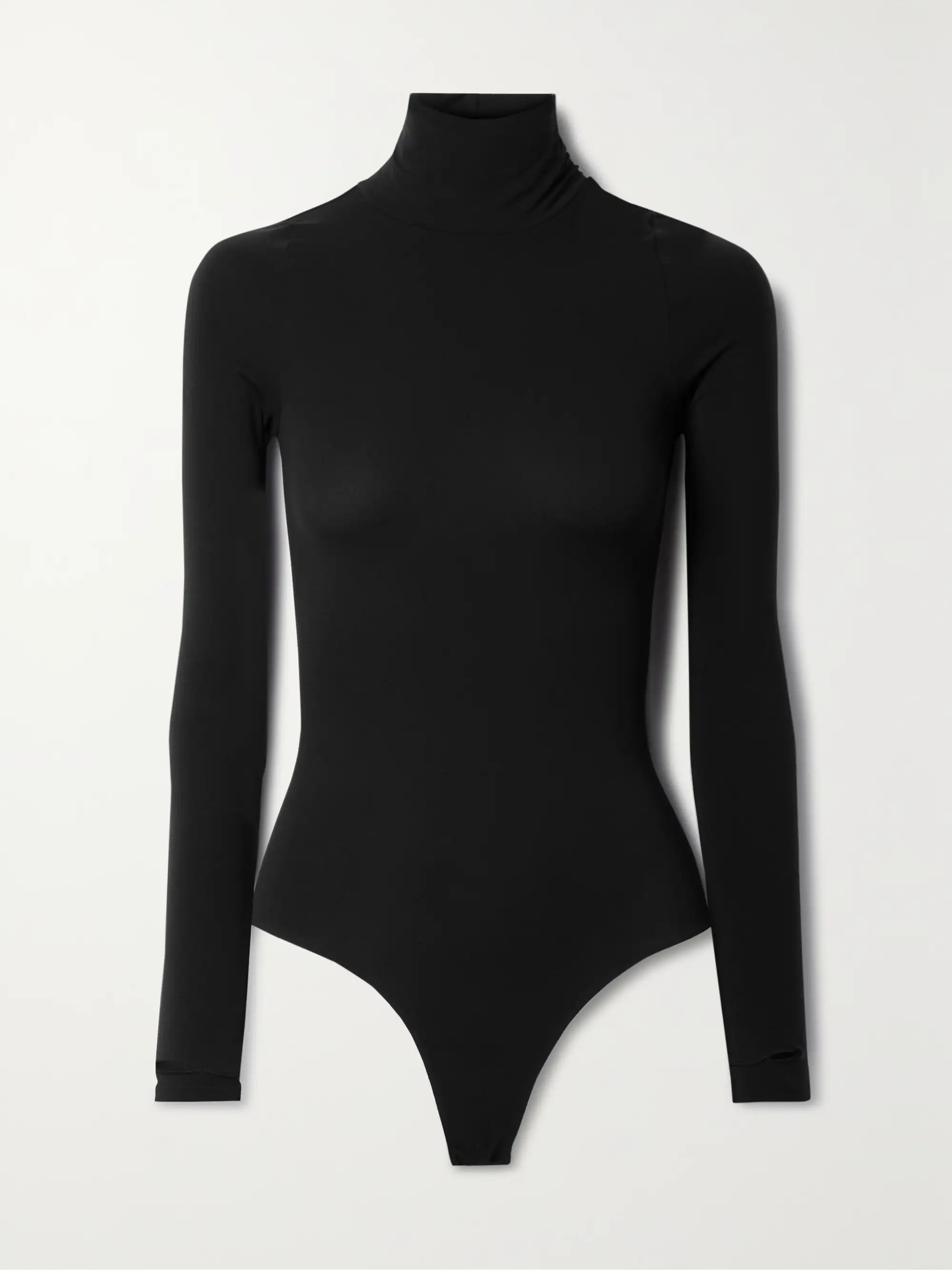Stretch-jersey turtleneck thong bodysuit | NET-A-PORTER (UK & EU)
