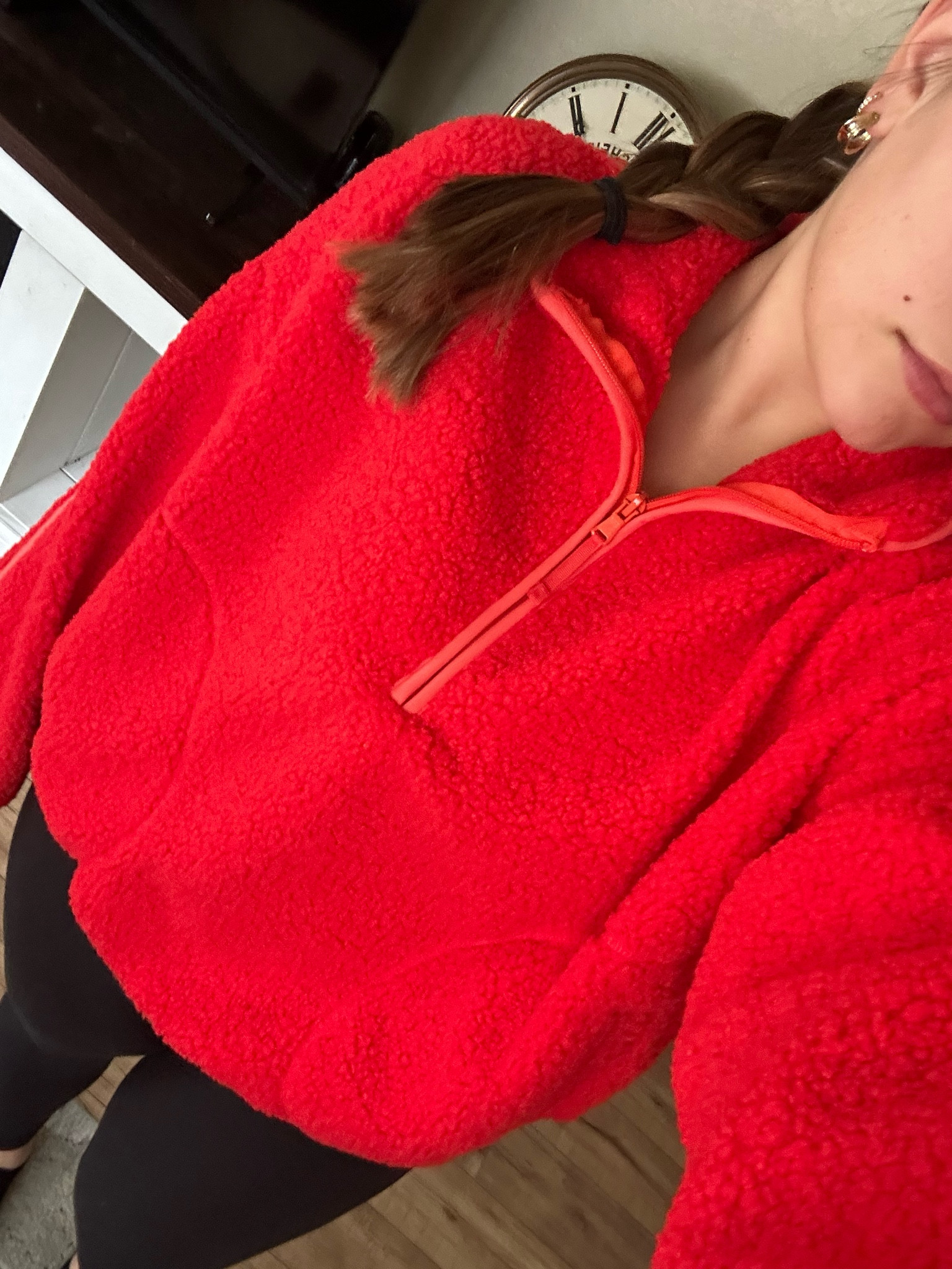 Old Navy red pullover quarter size, I’m obsessed! It’s so soft & comfy  

#LTKfindsunder50 #LTKsalealert #LTKfitness