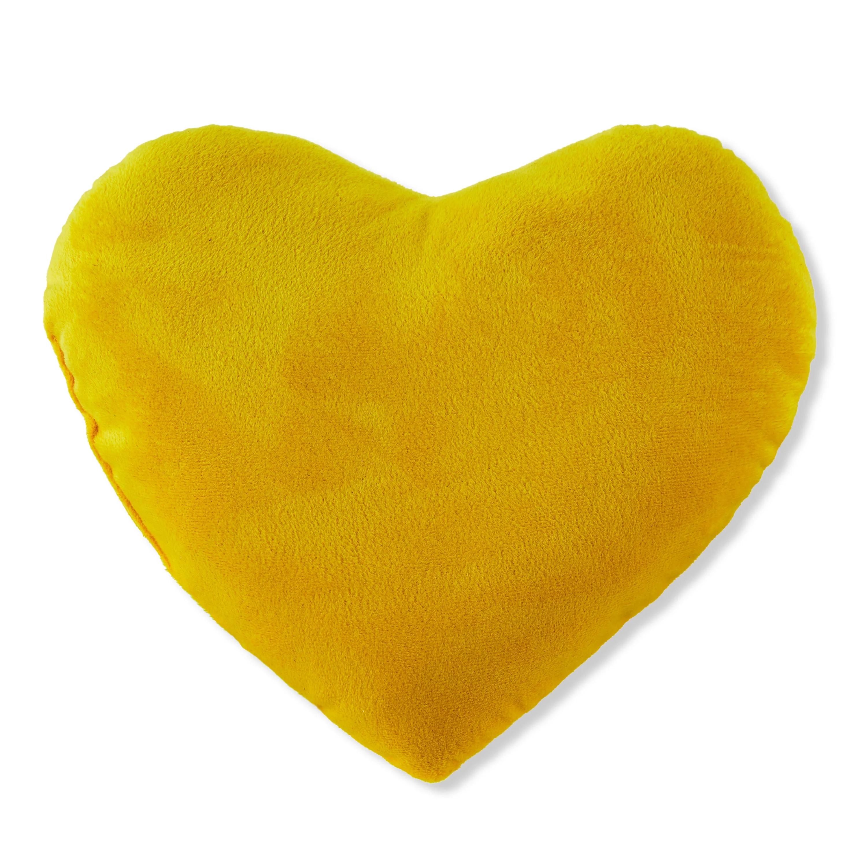 Valentine's Day Decorative Heart Pillow, Yellow, by Way To Celebrate | Walmart (US)