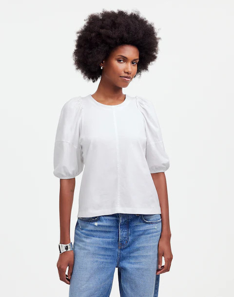 Puff-Sleeve Tee | Madewell | Madewell