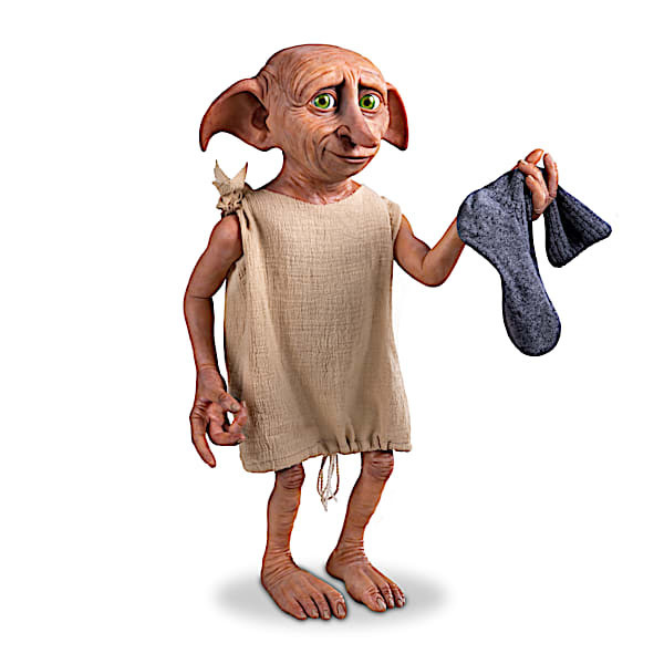 DOBBY The House Elf Poseable Figure With Sock | Bradford Exchange