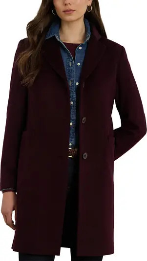 Longline Wool Blend Coat | Nordstrom