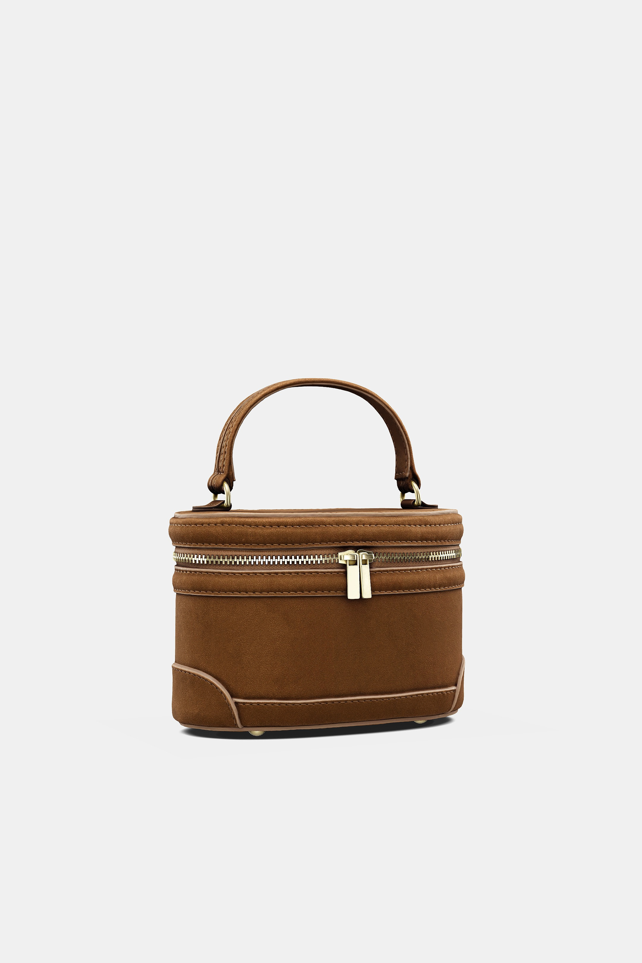 LEATHER VANITY BAG | Zara US