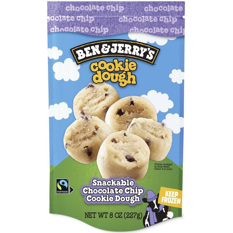 Ben & Jerry's Frozen Chocolate Chip Cookie Dough Bites - 8oz | Target