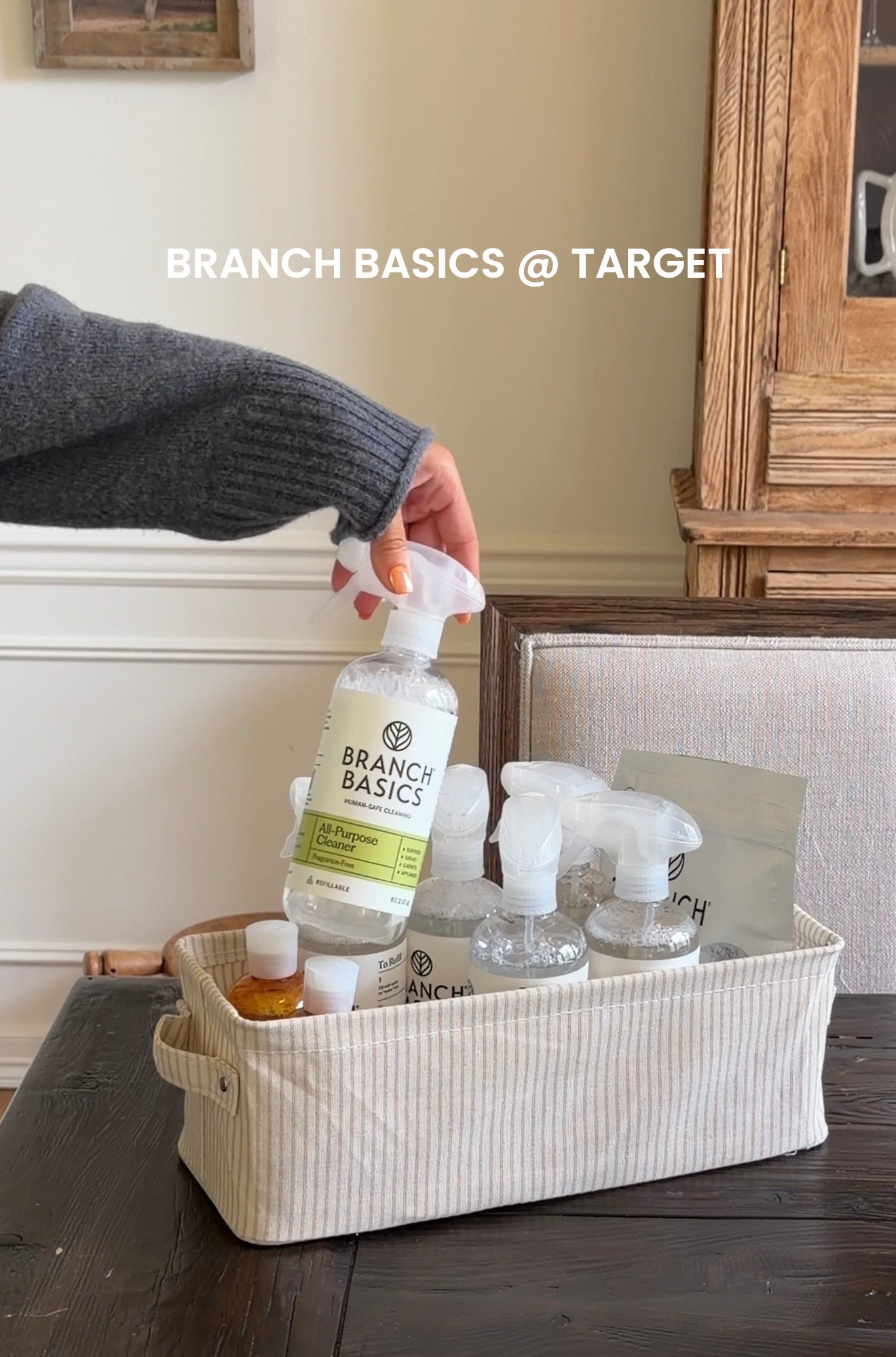 All of our cleaning faves from Branch Basics!! You can find everything at Target in 600 stores nationwide - linking our faves