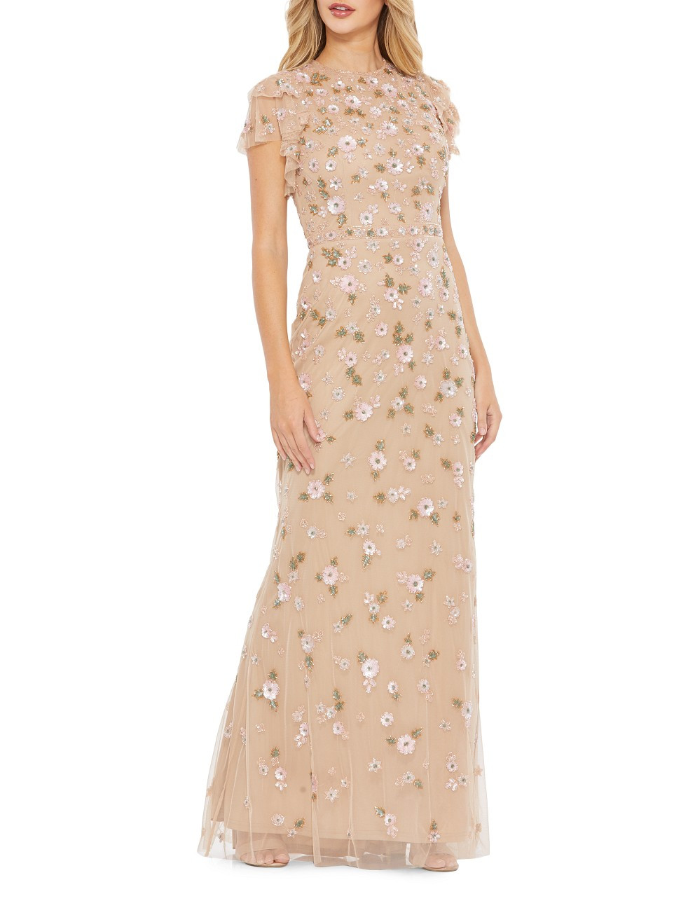 Floral Beaded Gown | Saks Fifth Avenue