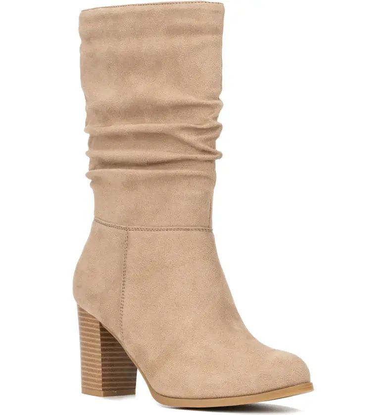 NEW YORK AND COMPANY Amena Faux Suede Boot | Nordstromrack | Nordstrom Rack