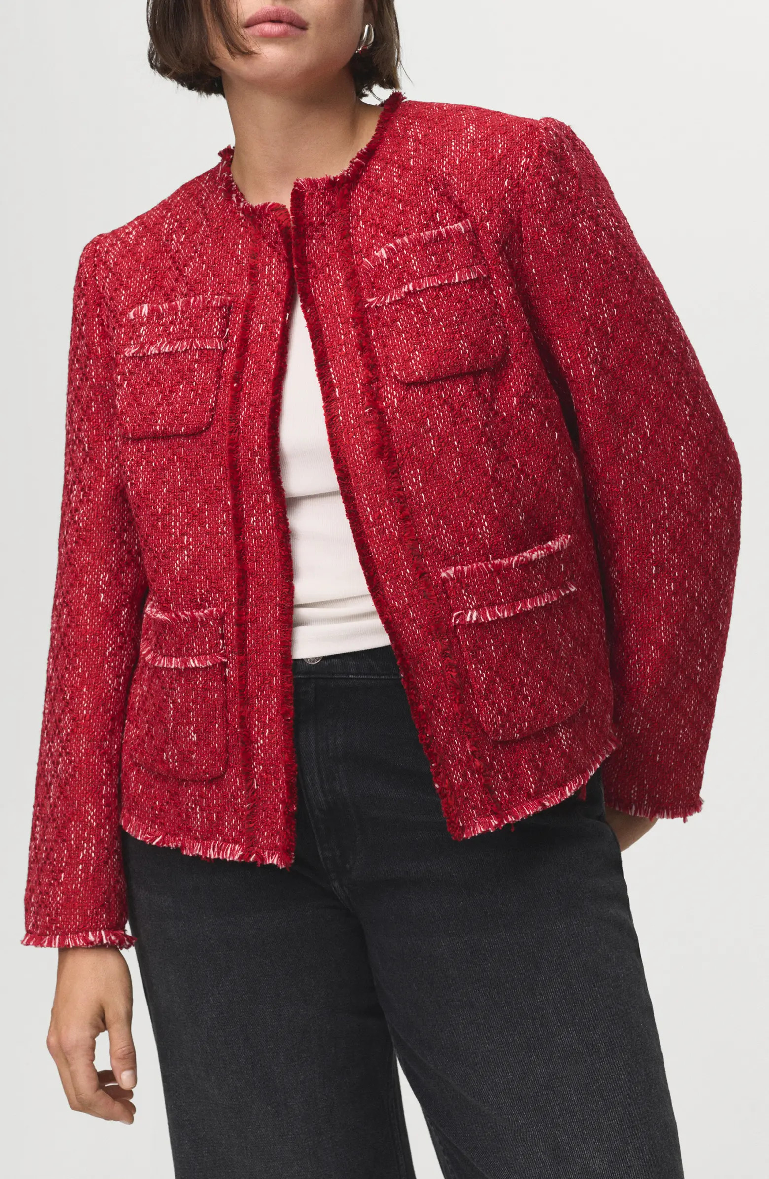 Frayed Tweed Jacket | Nordstrom