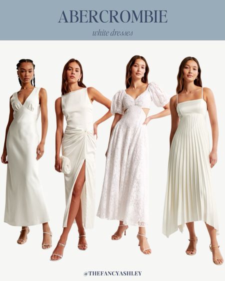 Abercrombie white dresses! Great formal dresses 

#LTKstyletip #LTKSeasonal #LTKparties