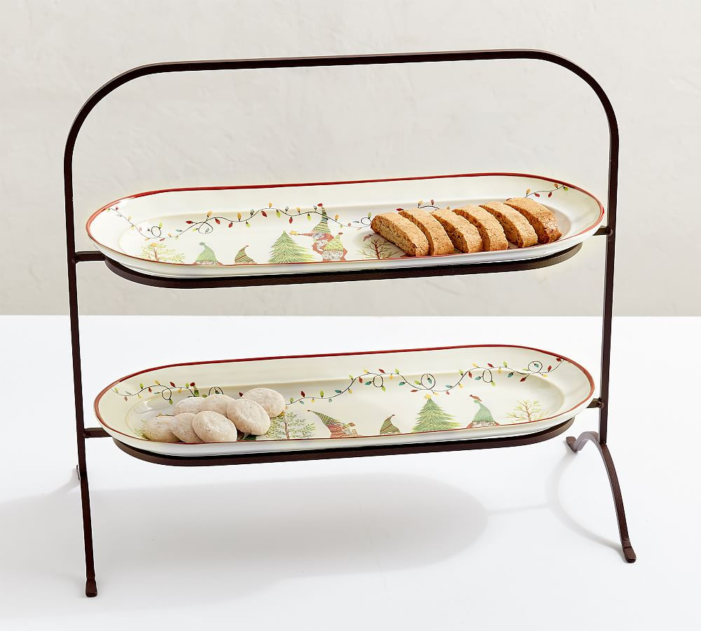 Forest Gnome Tiered Stand | Pottery Barn (US)