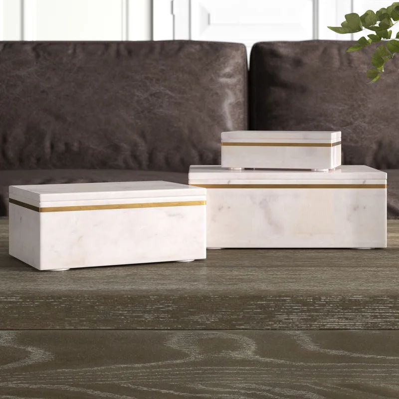 Elland Marble Decorative Box | Wayfair North America