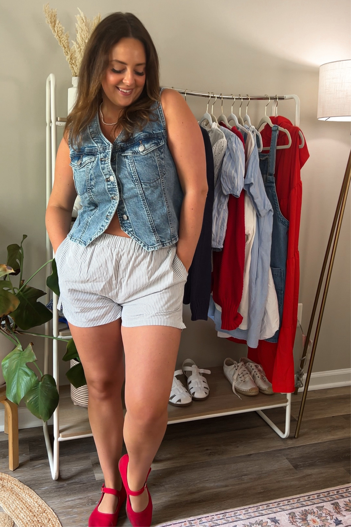 4th of July Outfit Inspo 🇺🇸
Medium in vest & large in shorts!

#LTKSeasonal #LTKStyleTip #LTKFindsUnder50