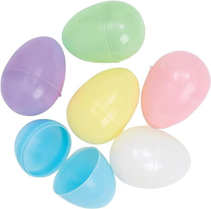 Pastel Empty Easter Eggs (bulk set of 144 plastic eggs) Easter Hunt and Party Supplies | Amazon (US)