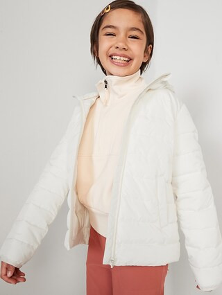 Water-Resistant Narrow-Channel Puffer Jacket for Girls | Old Navy (US)
