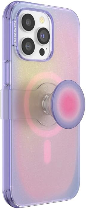 PopSockets iPhone 14 Pro Max Case with Phone Grip and Slide Compatible with MagSafe, Phone Case f... | Amazon (US)