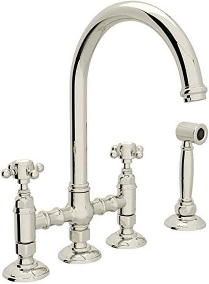 ROHL A1461XMWSPN-2 Kitchen FAUCETS, 4.75 x 17.00 x 11.00 inches, Polished Nickel | Amazon (US)